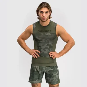 G-Fit Air Men's Sleeveless Rashguard - Army Camo